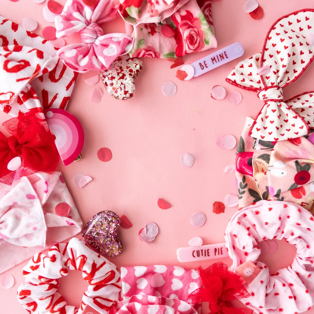 4PK BAR CLIPS: candy heart