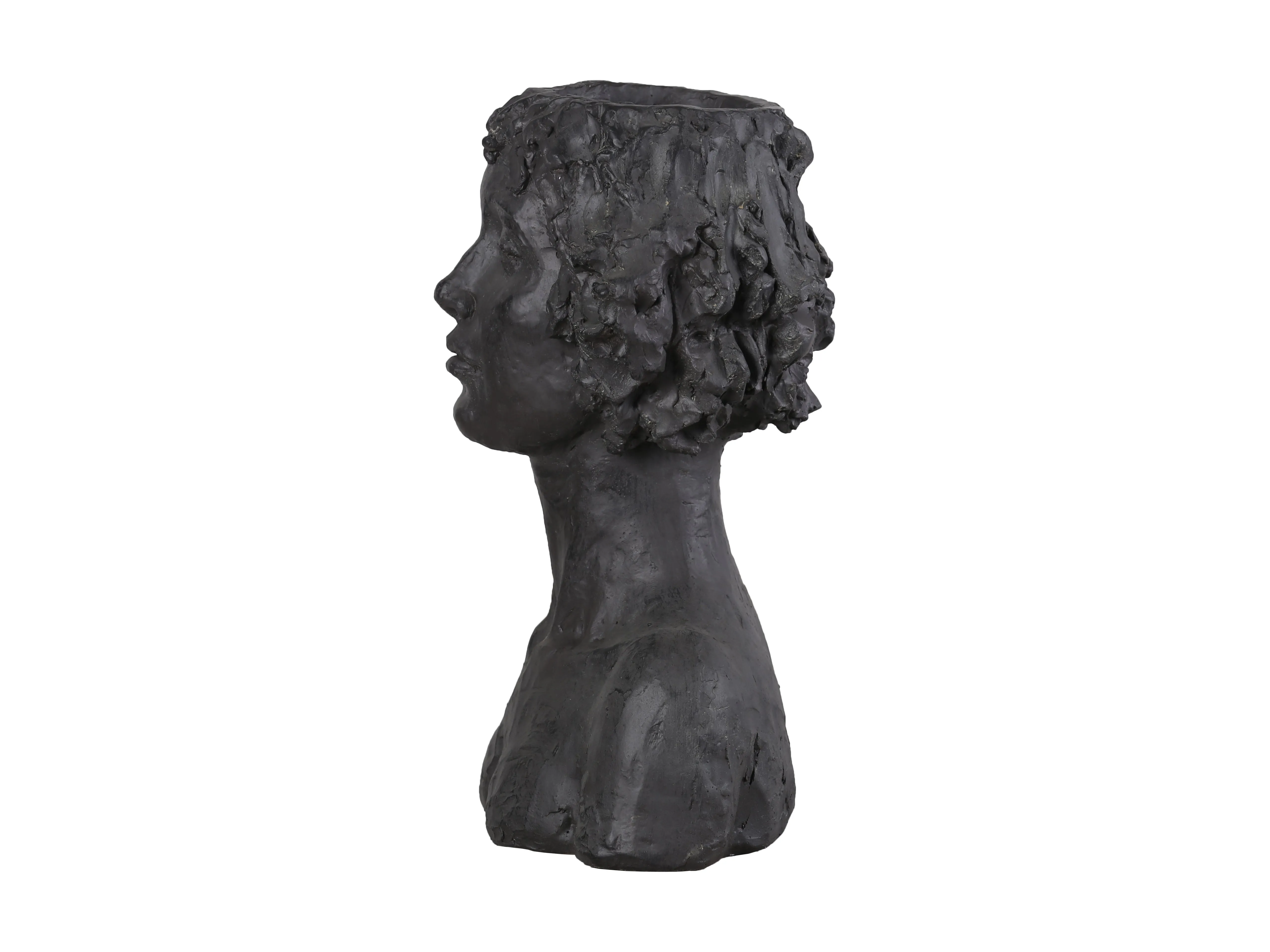 77132-A - Graceful Muse Classic Lady Head Plant Stand Statue