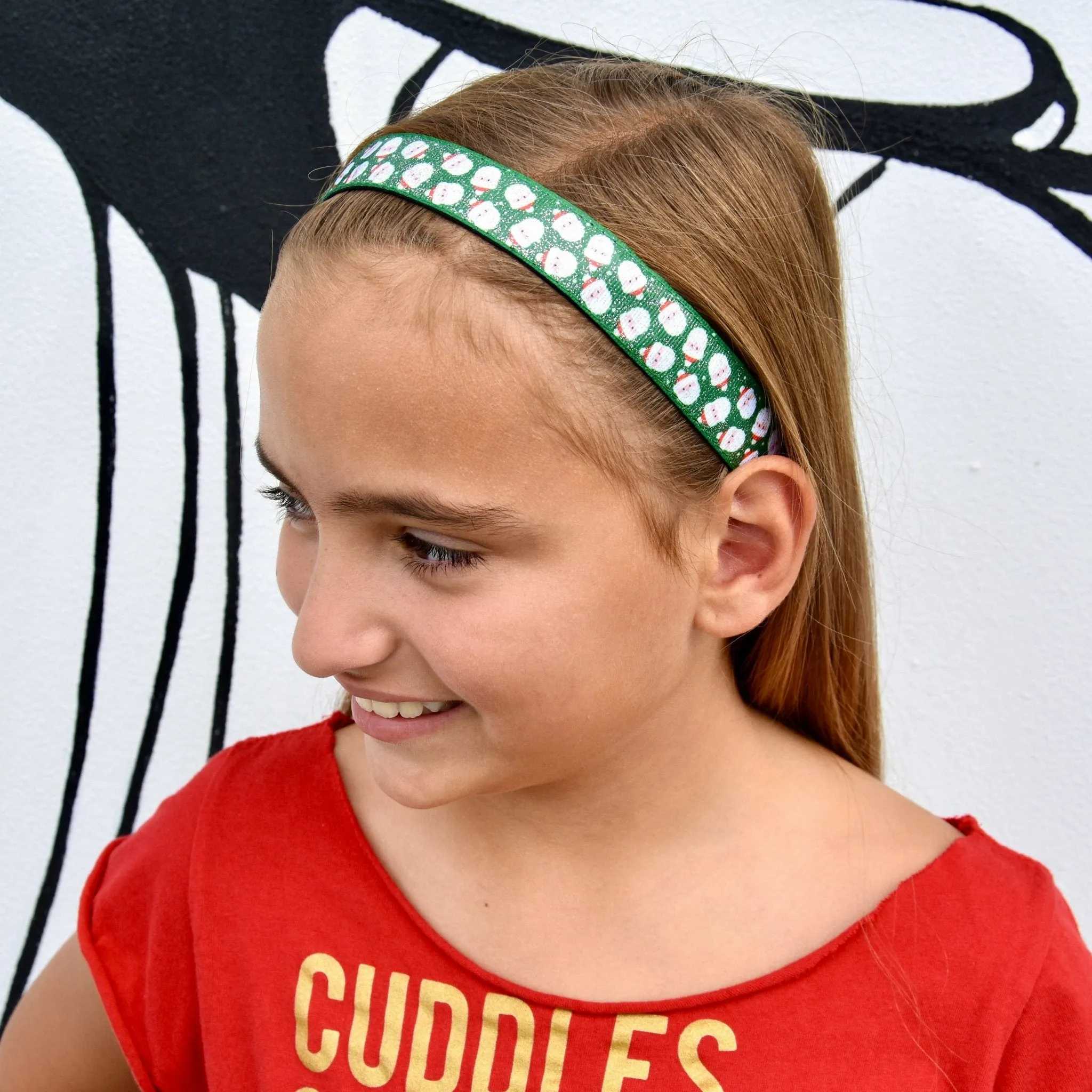 Adjustable No Slip Christmas Headbands - 4 Pack