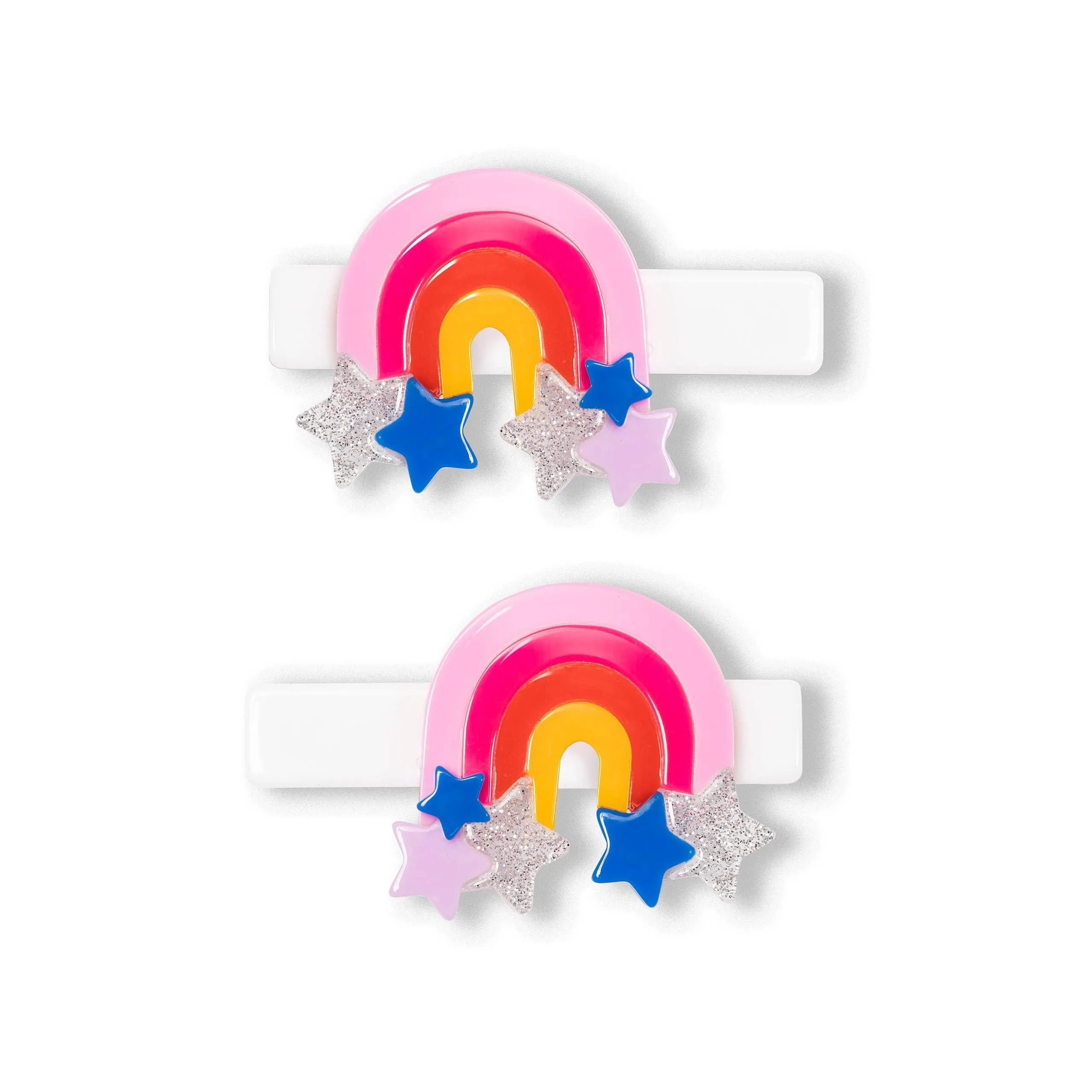 Alligator Hair Clips Set | Rainbow Bright Colors | Lilies & Roses NY