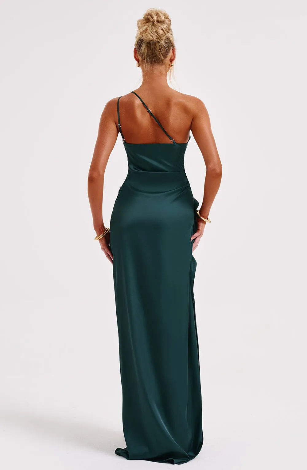 Ariel Maxi Graceful Dress - Emerald