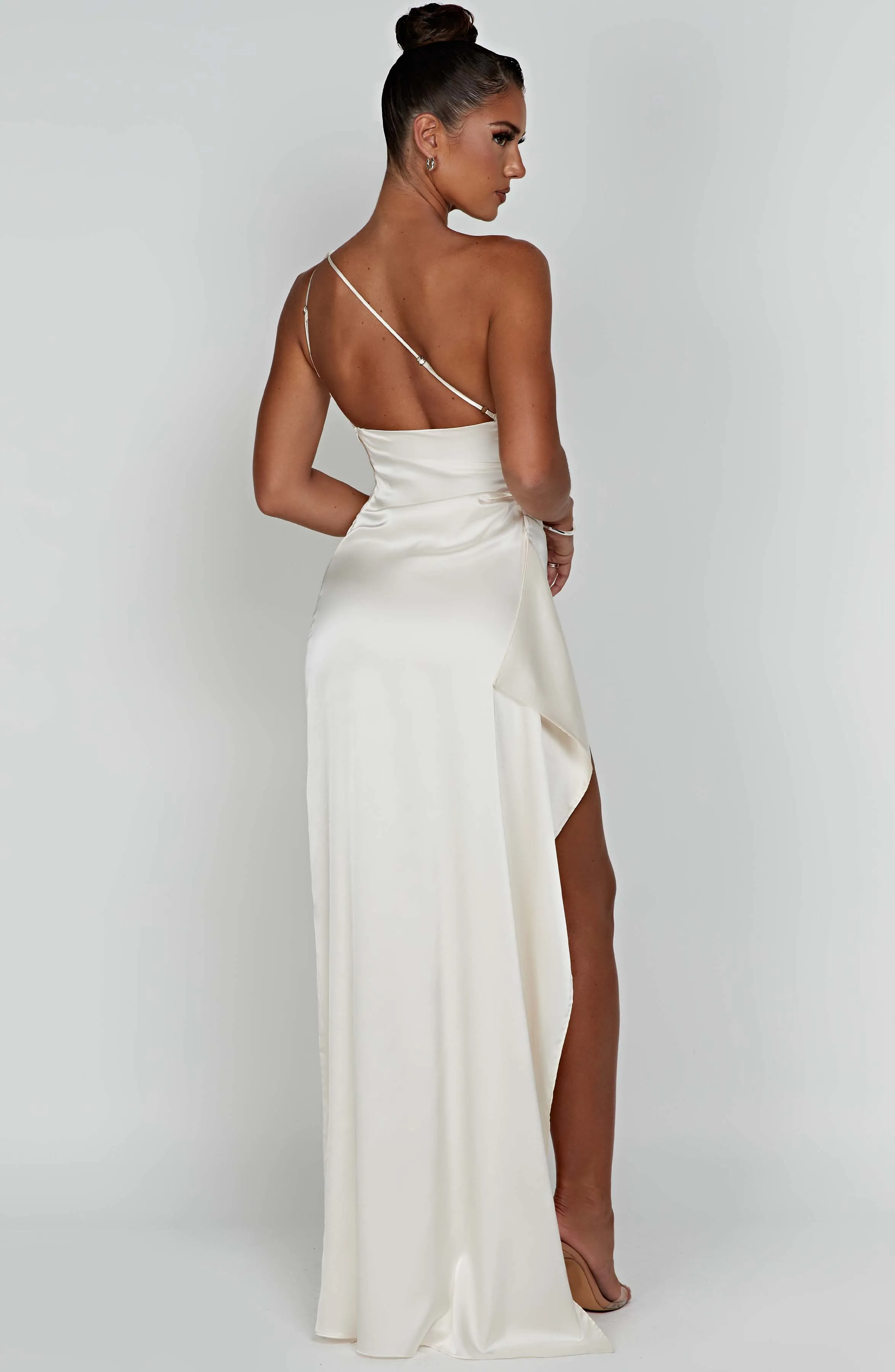 Ariel Maxi Graceful Dress - Ivory