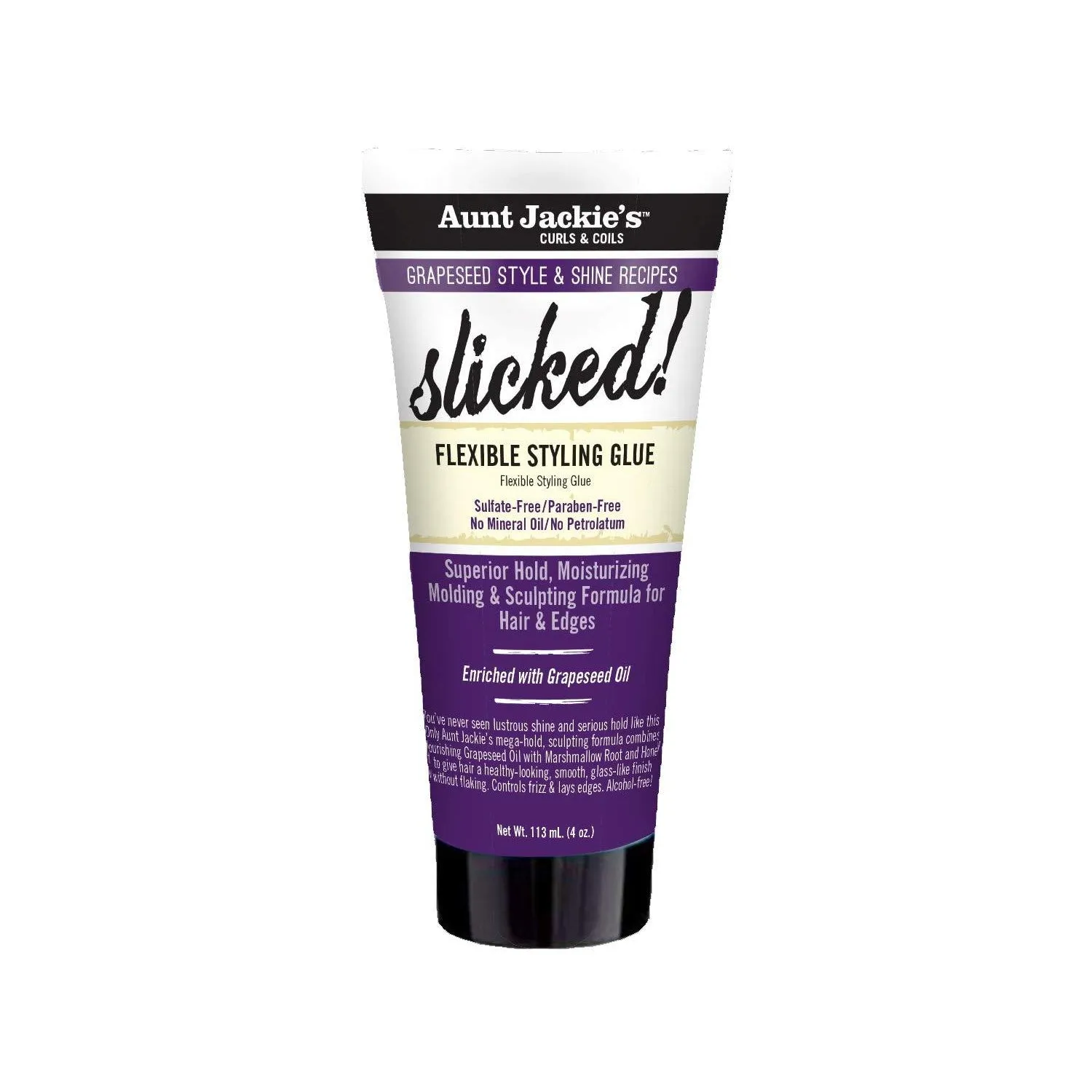 Aunt Jackie's Grapeseed SLICKED! Flexible Styling Glue 113ml