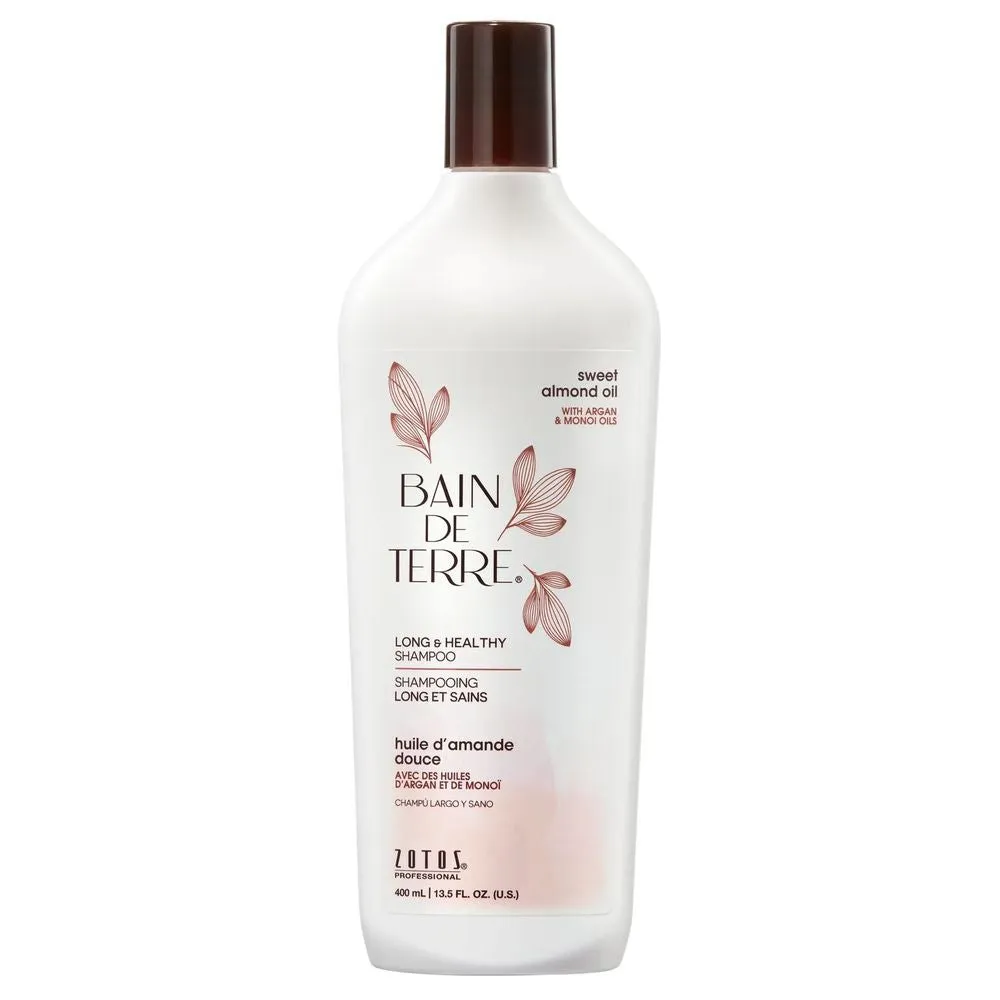 Bain de Terre Bain de Terre® Long & Healthy Shampoo, Sweet Almond Oil