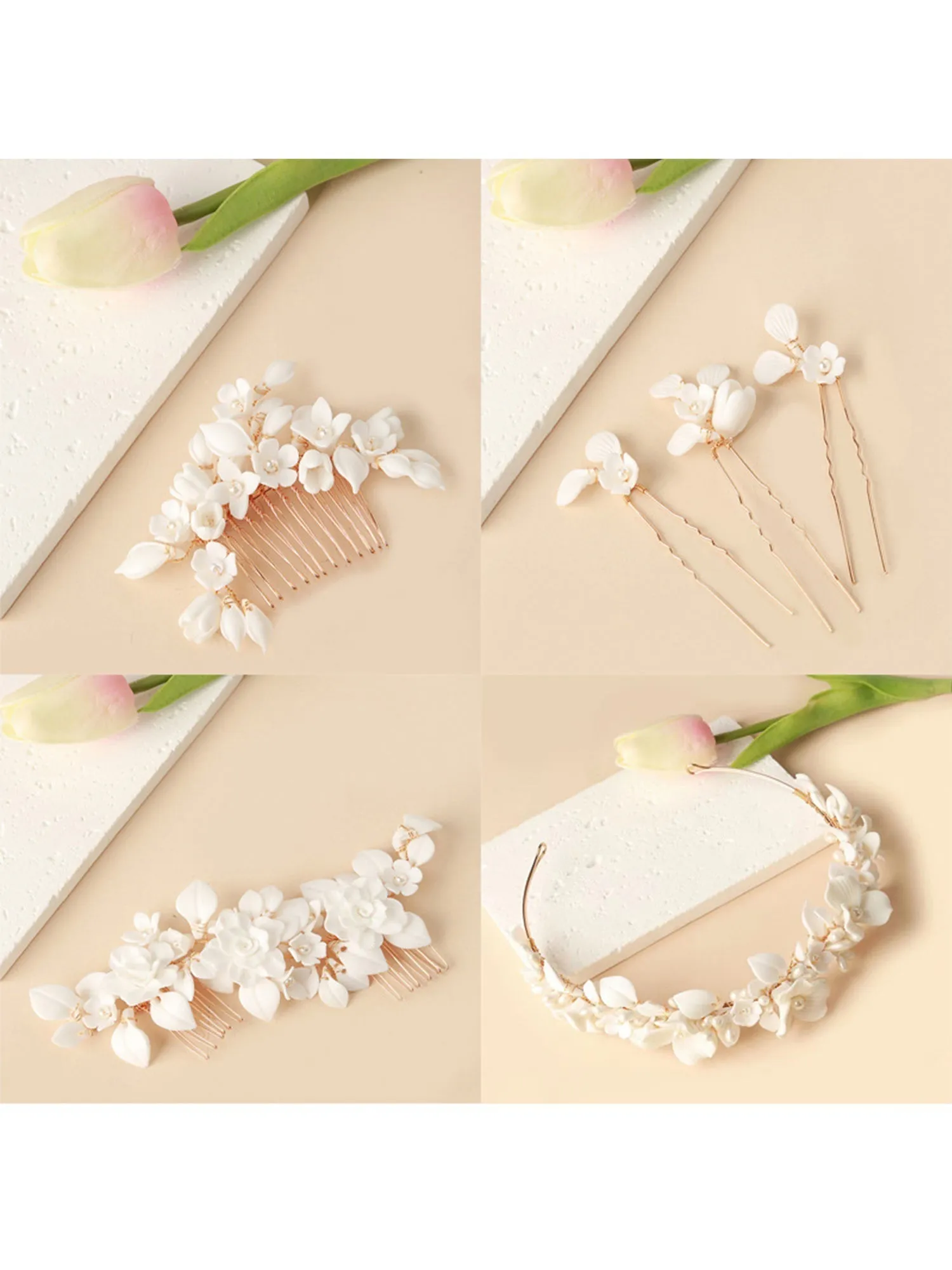 Bridal Leaf Hairpin