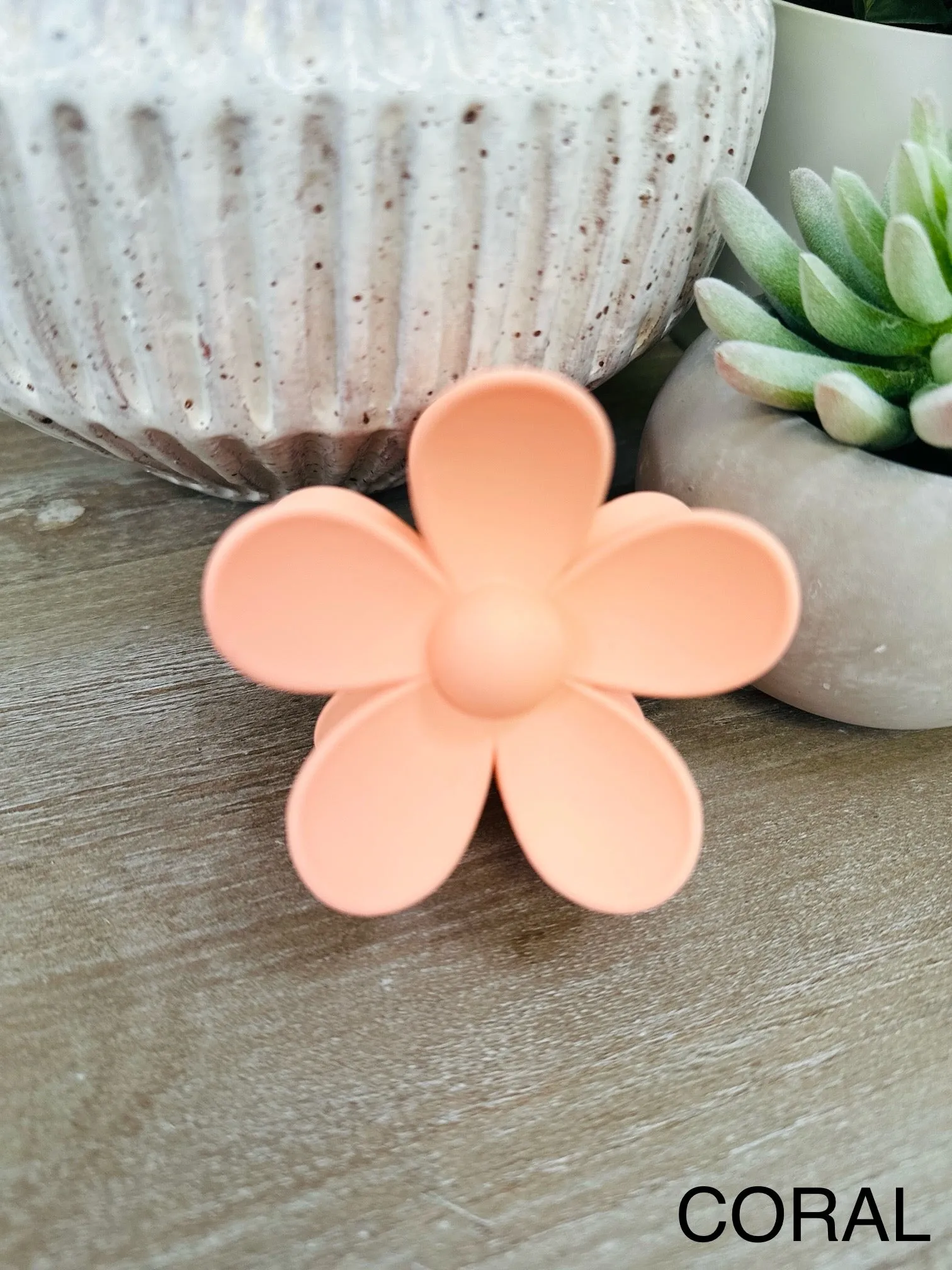 Bright Flower Hair Clip-Multiple Colors!