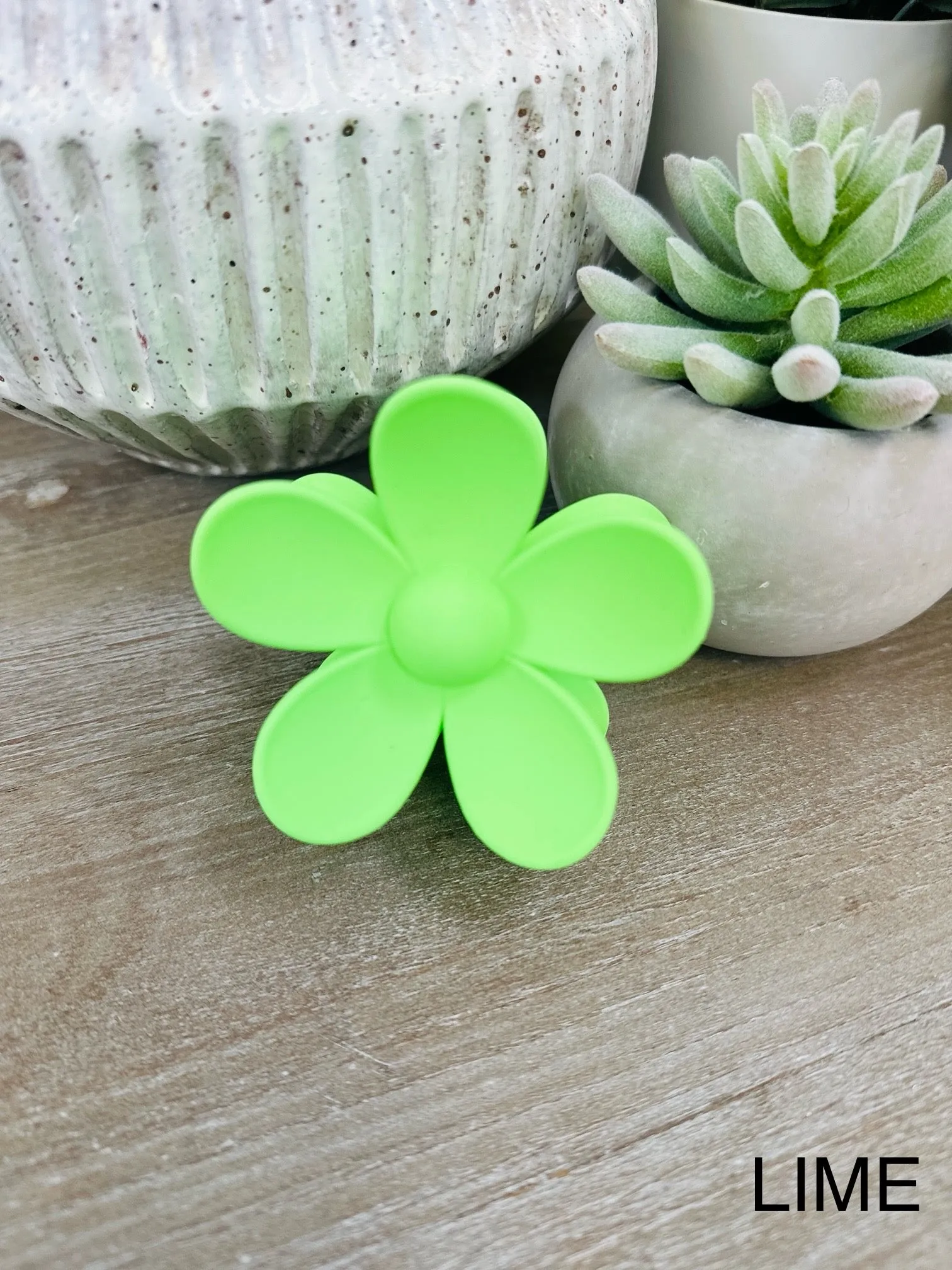 Bright Flower Hair Clip-Multiple Colors!