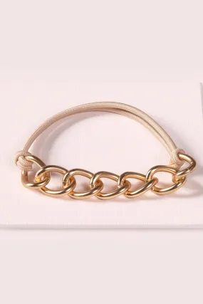 Cable Wrap Chain Metal Hair Tie