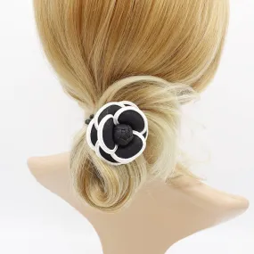 camellia hair elastic ponytail holder