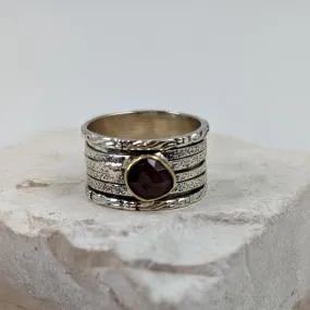 Chic Tourmaline Spinning Ring