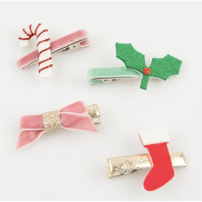 Christmas Icon Hair Clips