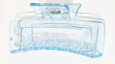 Claw Hair Clip - Clear Blue