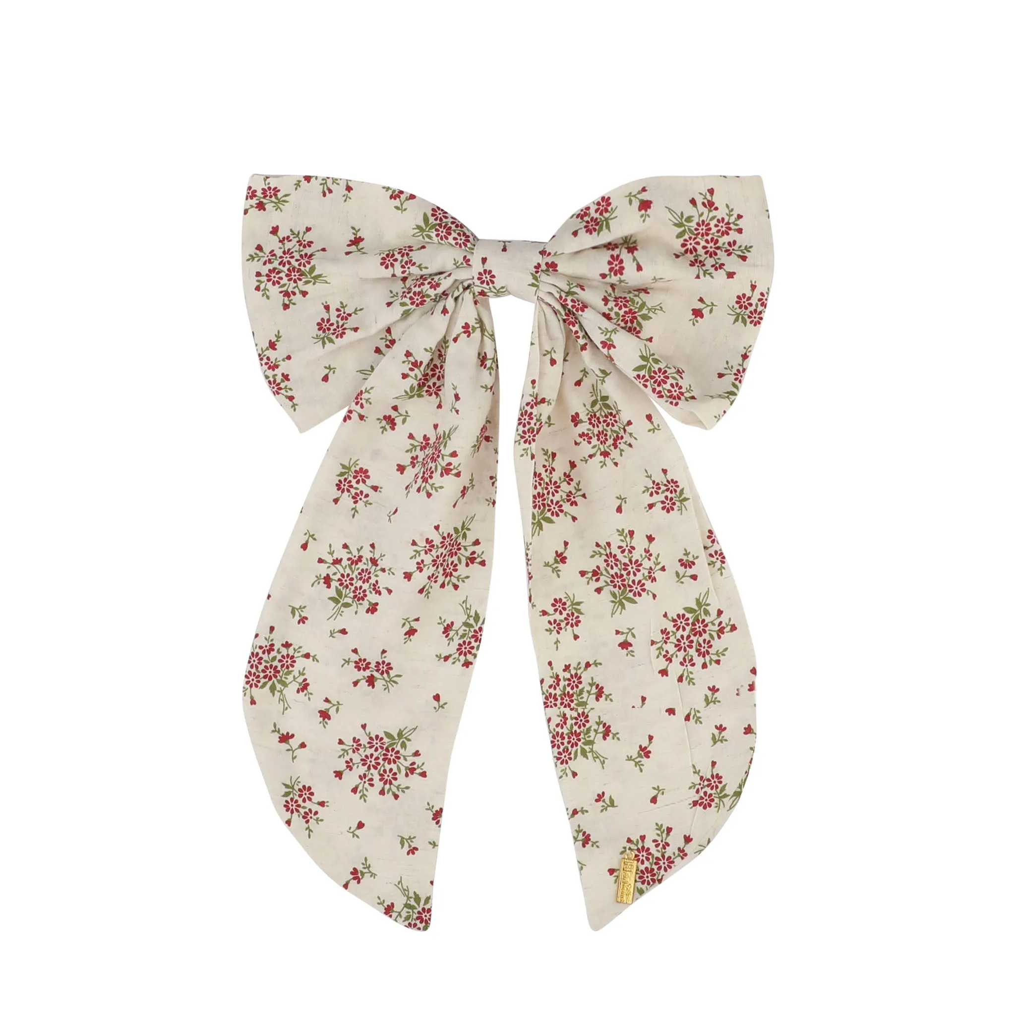 Dainty Floral Long Bow