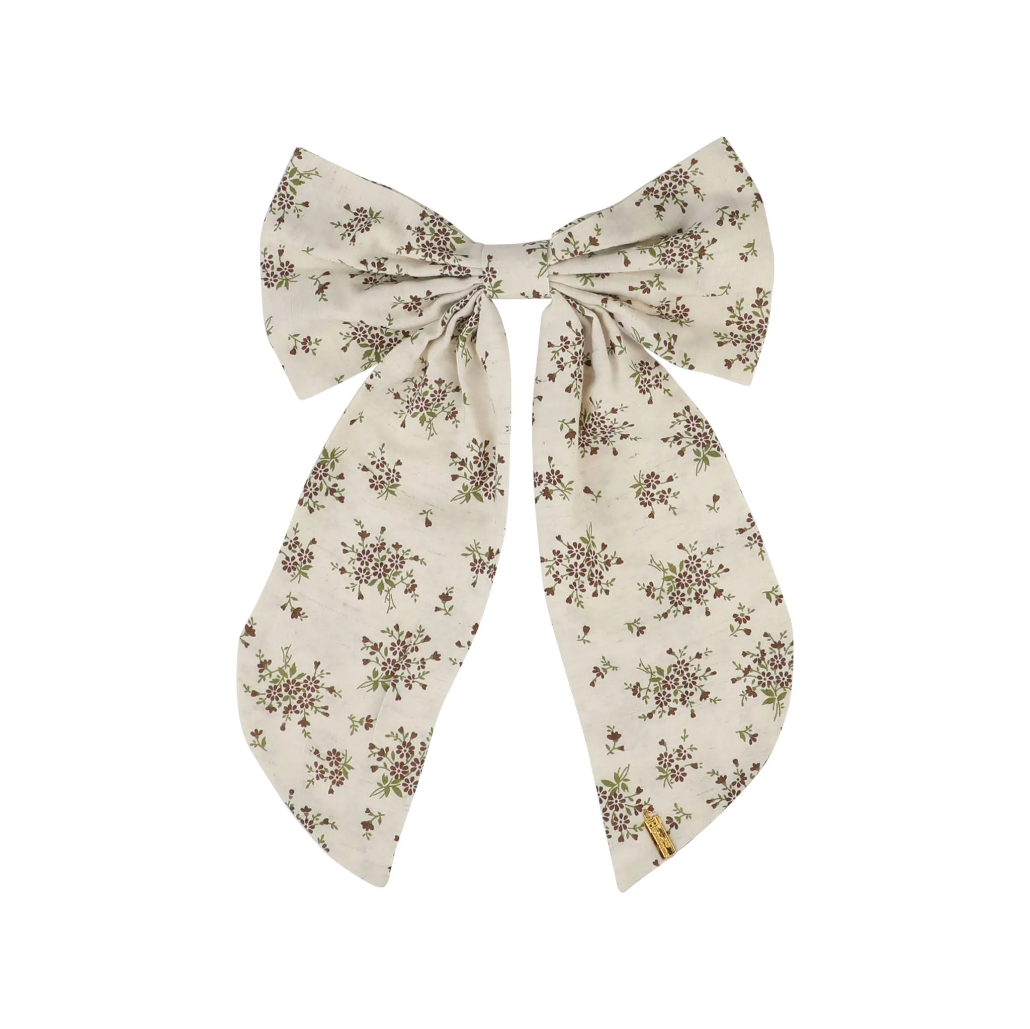 Dainty Floral Long Bow