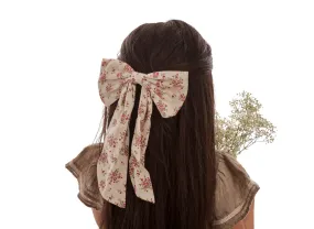 Dainty Floral Long Bow