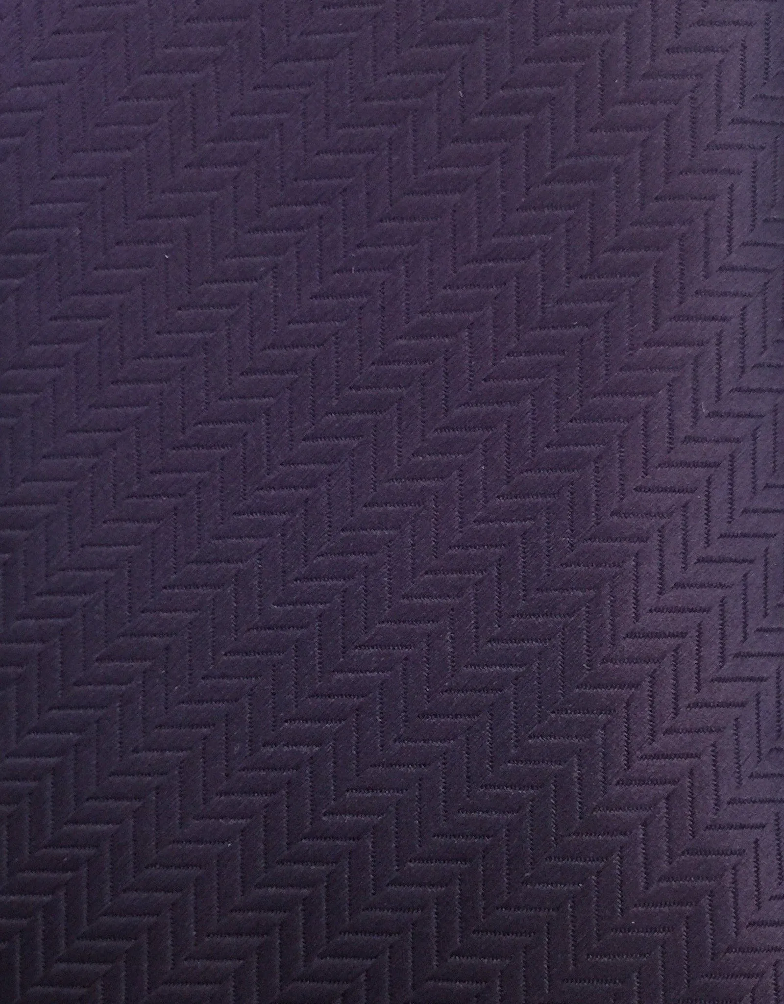 Eggplant Purple Herringbone Tie