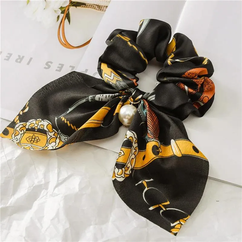 Elastic Leopard Print Hair Tie Scrunchies