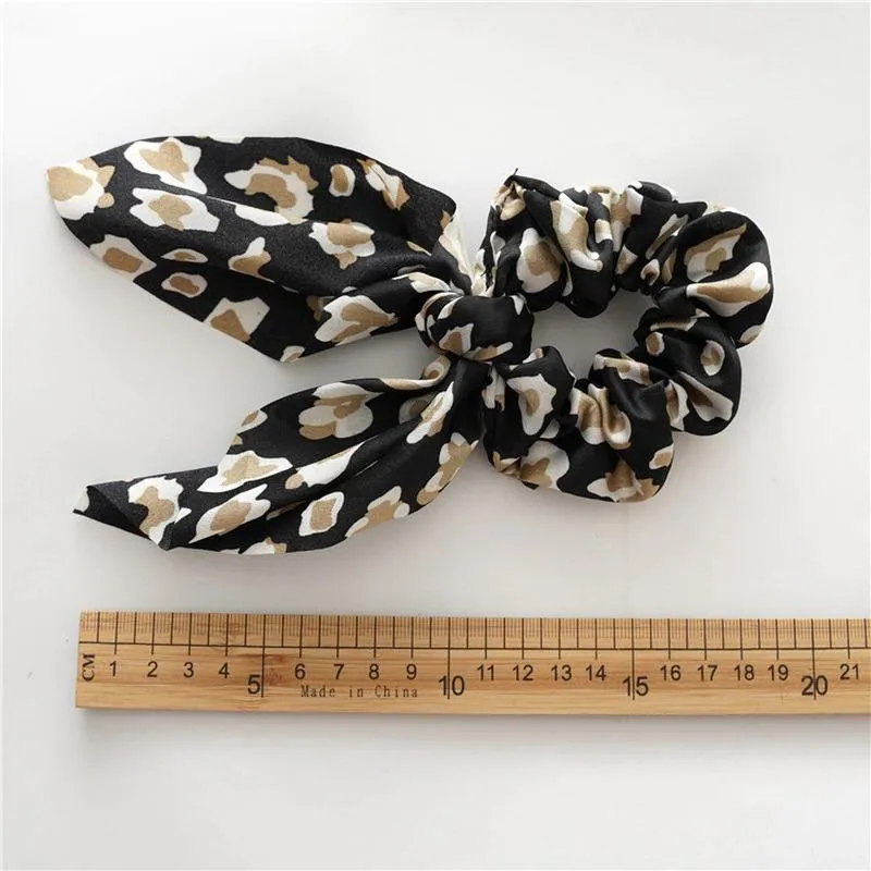 Elastic Leopard Print Hair Tie Scrunchies