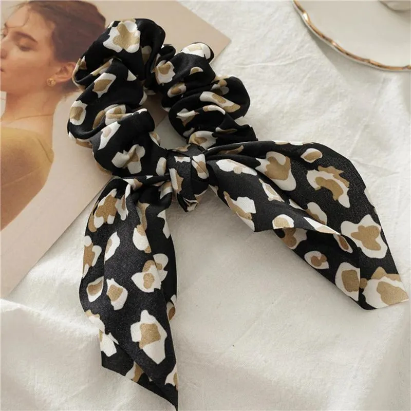 Elastic Leopard Print Hair Tie Scrunchies