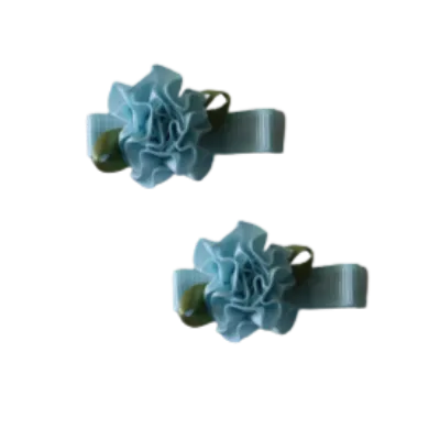 Embellished Non Slip Hair Clip - Satin Flower (4 colour options)