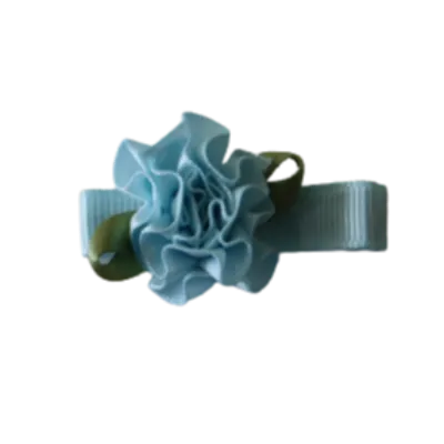 Embellished Non Slip Hair Clip - Satin Flower (4 colour options)