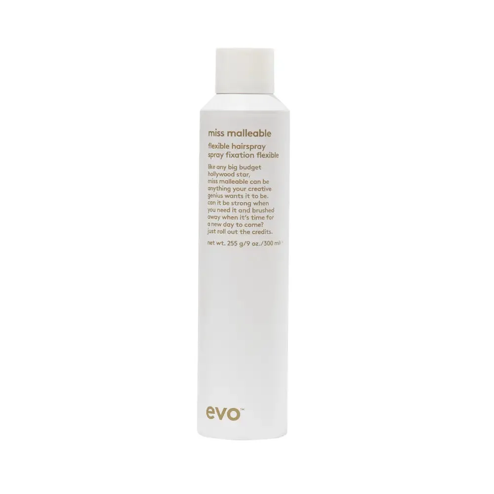 Evo Miss Malleable Flexible Hairspray 300ml