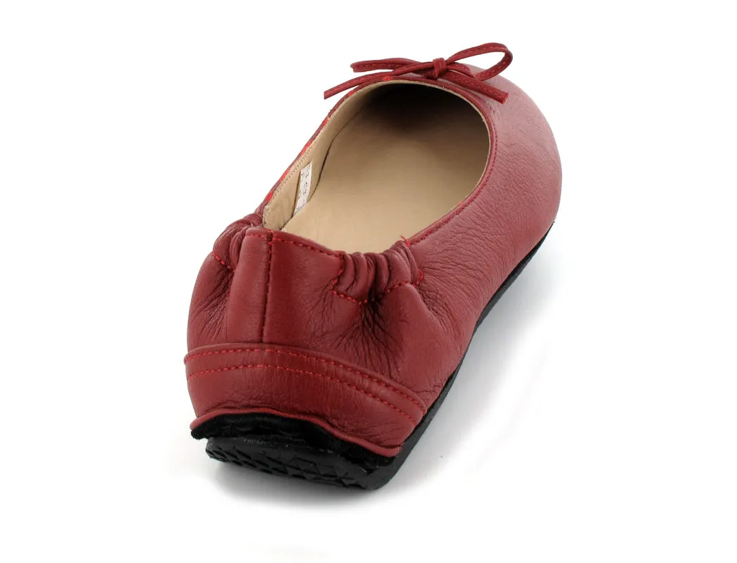 HAFLINGER Tia Moose Leather Ballerina Slippers