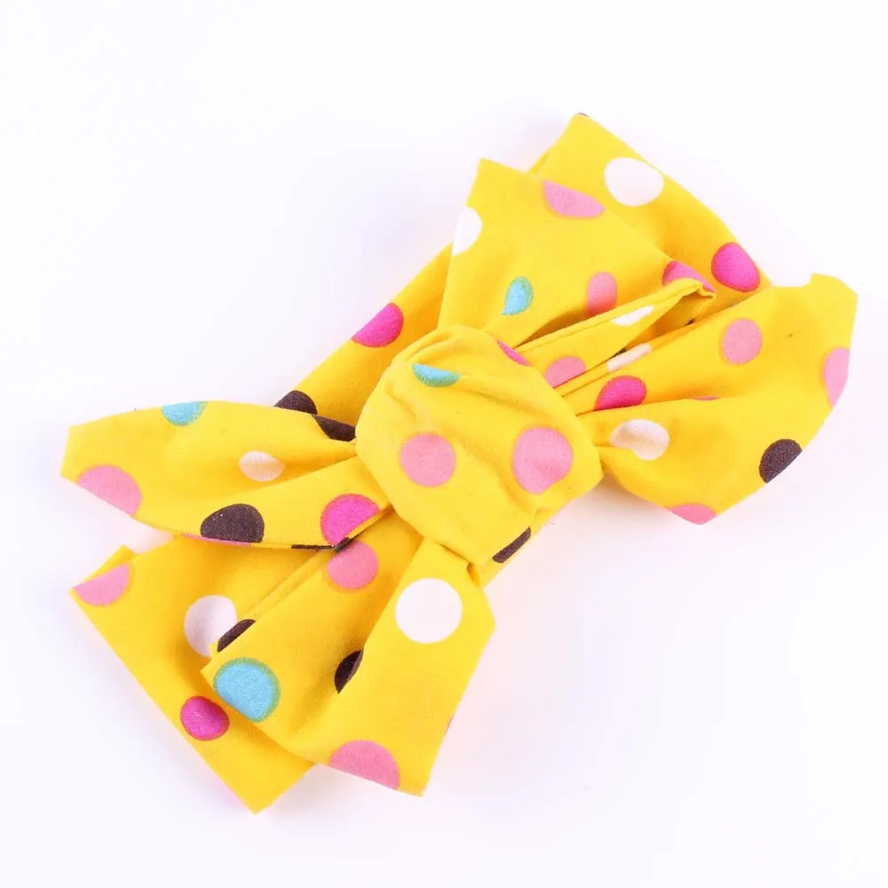 Hair tie baby lace bow hair accessories Headband Turban Hair Bands For Girls