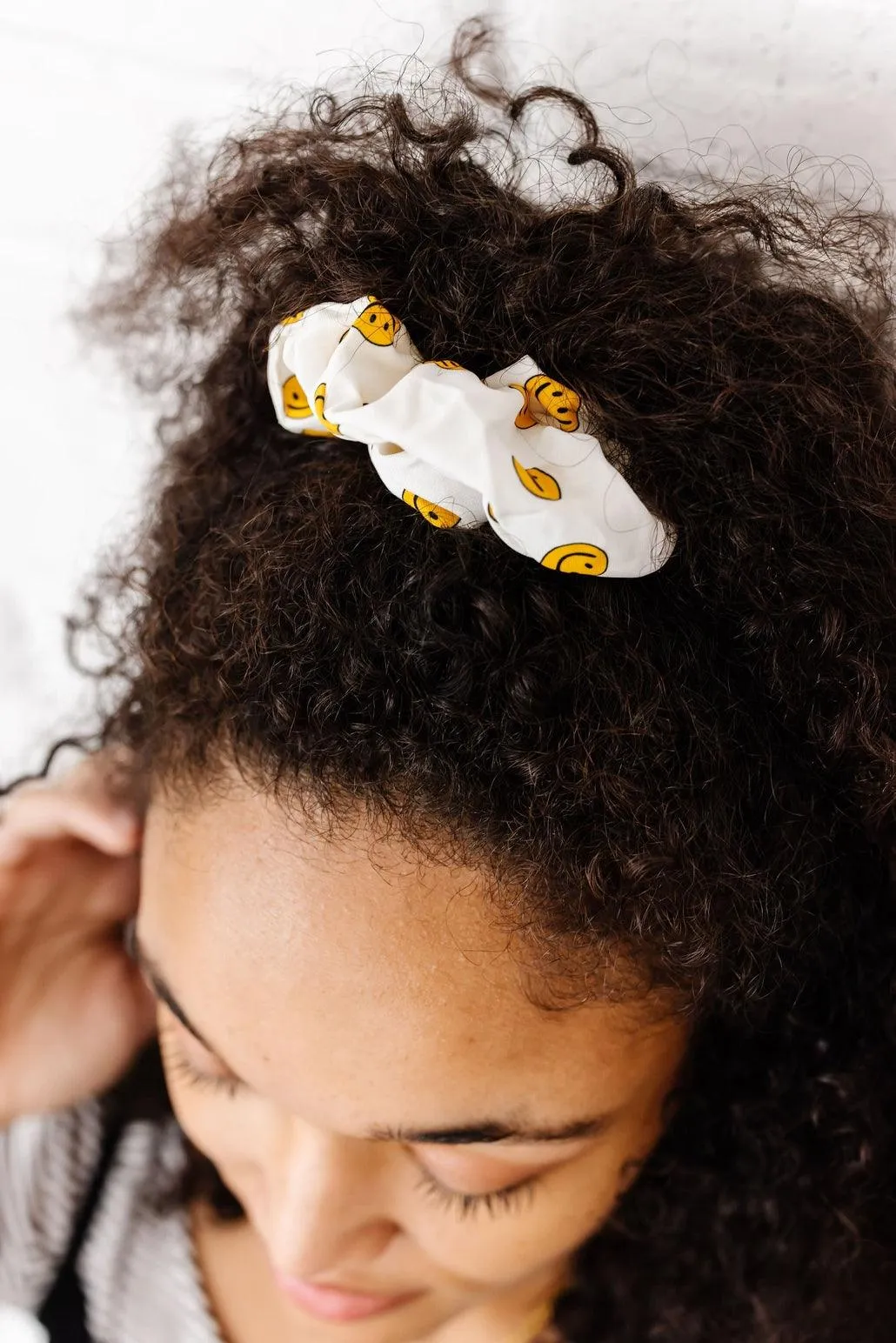 Hair Ties | Be Happy Oversized Scrunchie | Shop ANDi