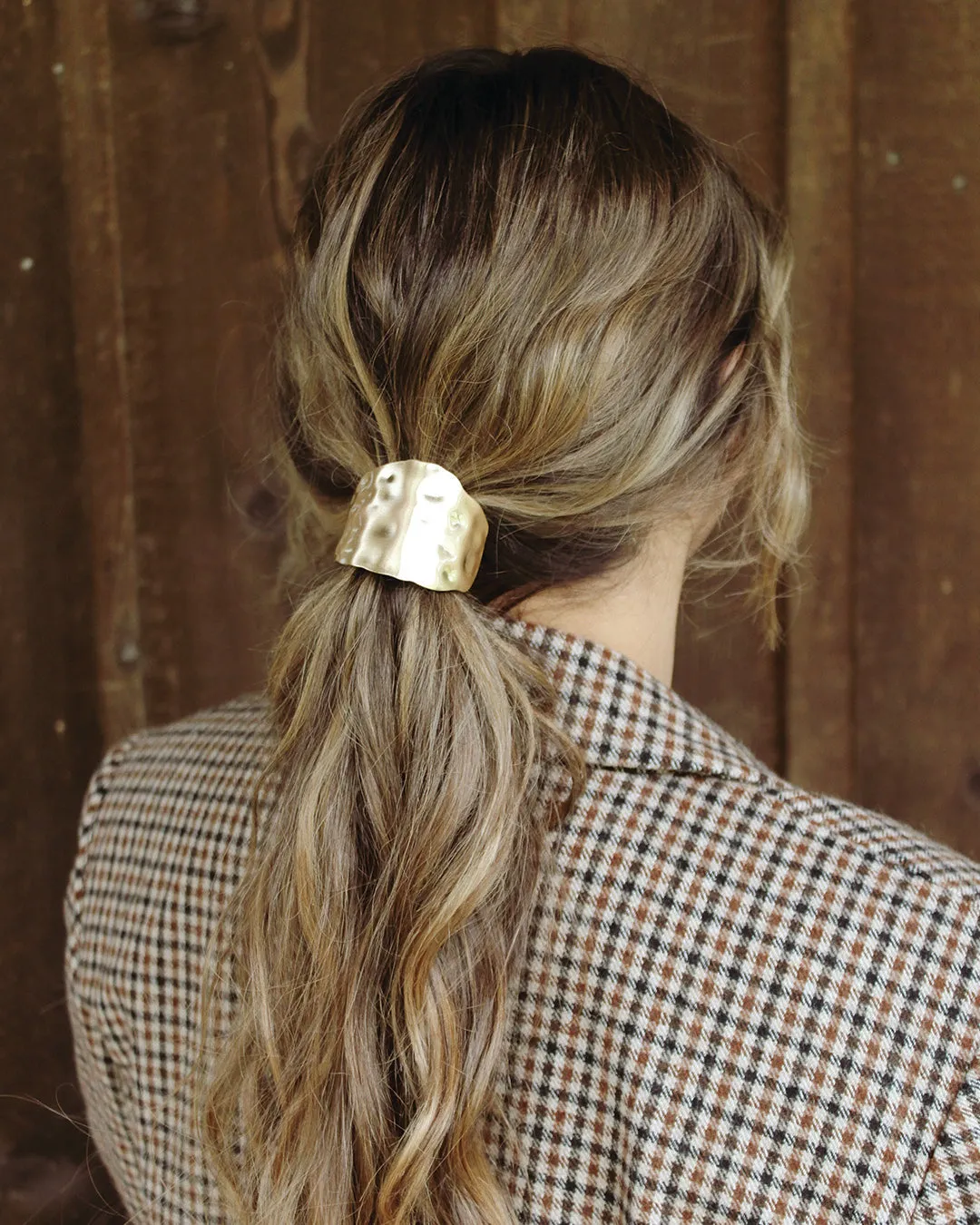 Hammered Metals - 2 Pack Hair Ties