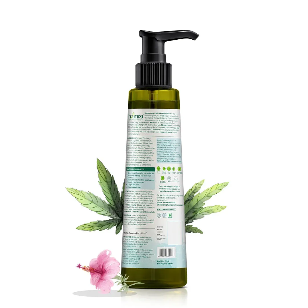 Hampa Hemp Lush Hair Silicone free Conditioner 200ml