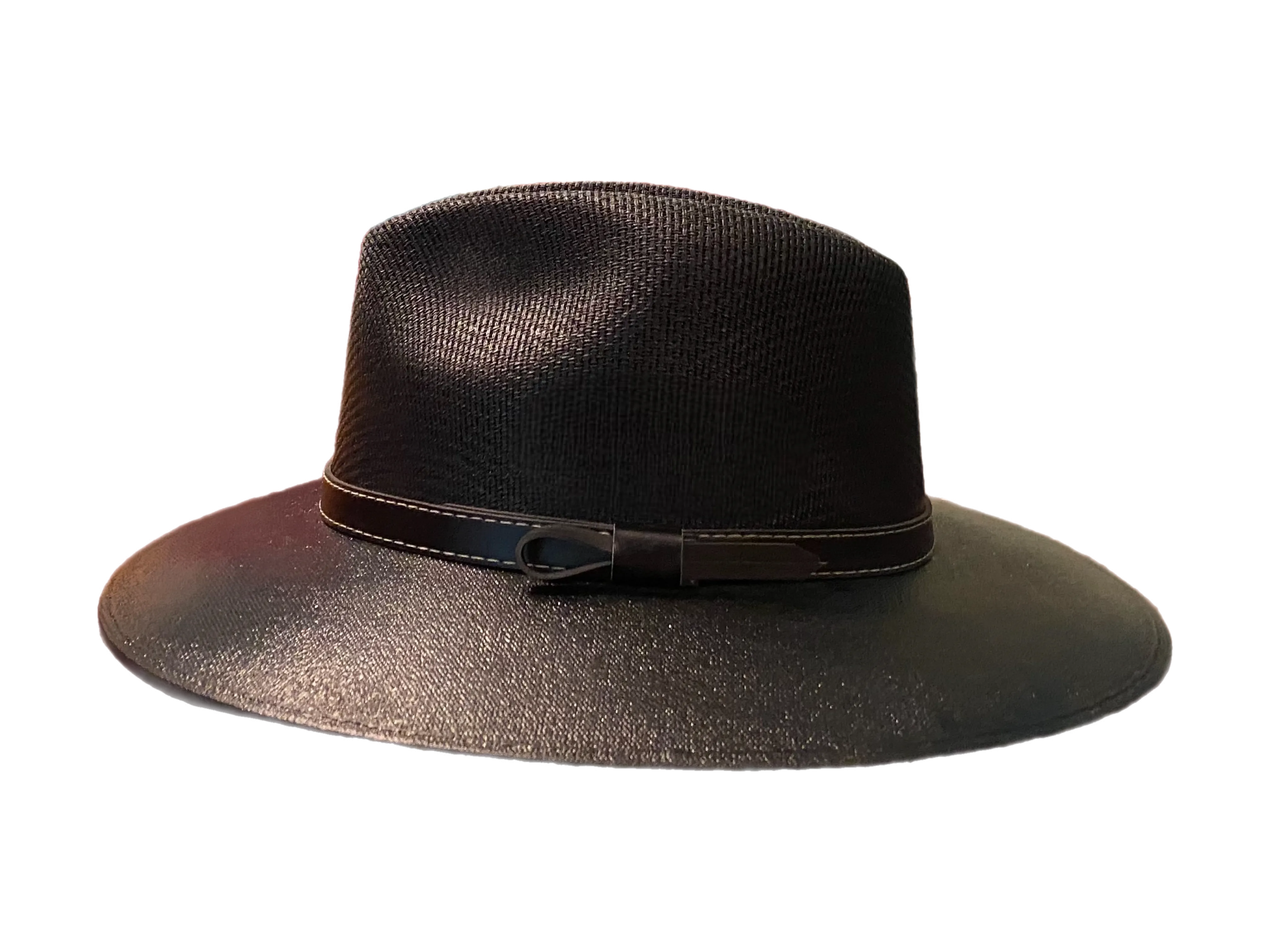 Hand-painted Hat from Mexico - Black