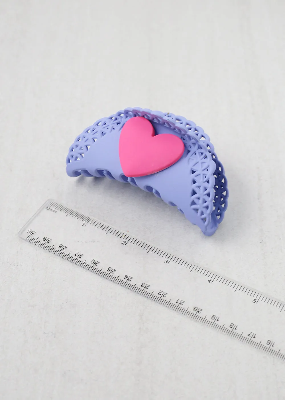 Heart Rounded Jaw Clip