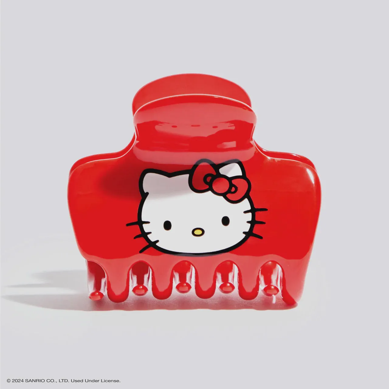 Hello Kitty x Kitsch Recycled Plastic Puffy Claw Clip |  Hello Kitty Face