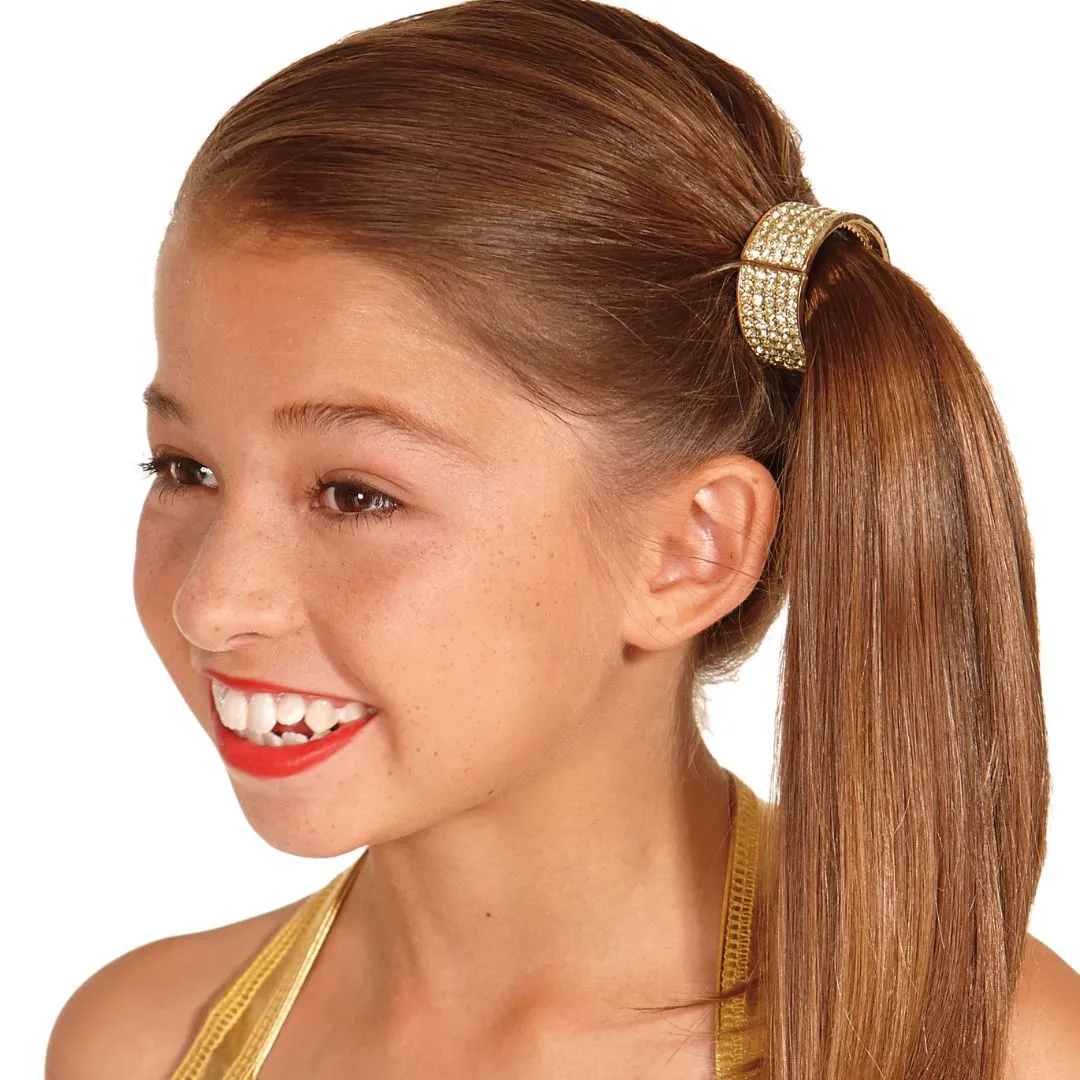 Hinged Cuff Elastic Ponytail Band