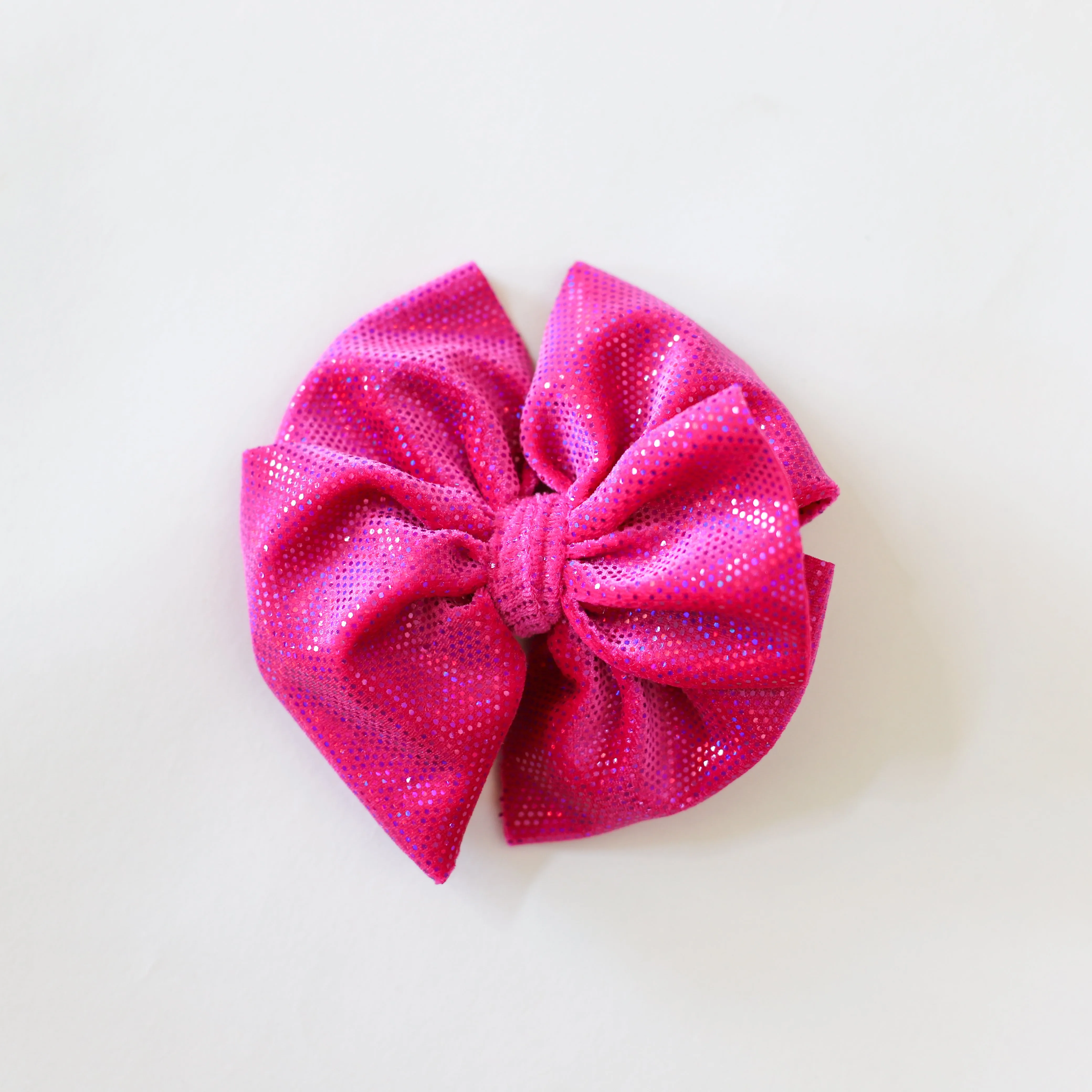 Hot Pink Disco Bow