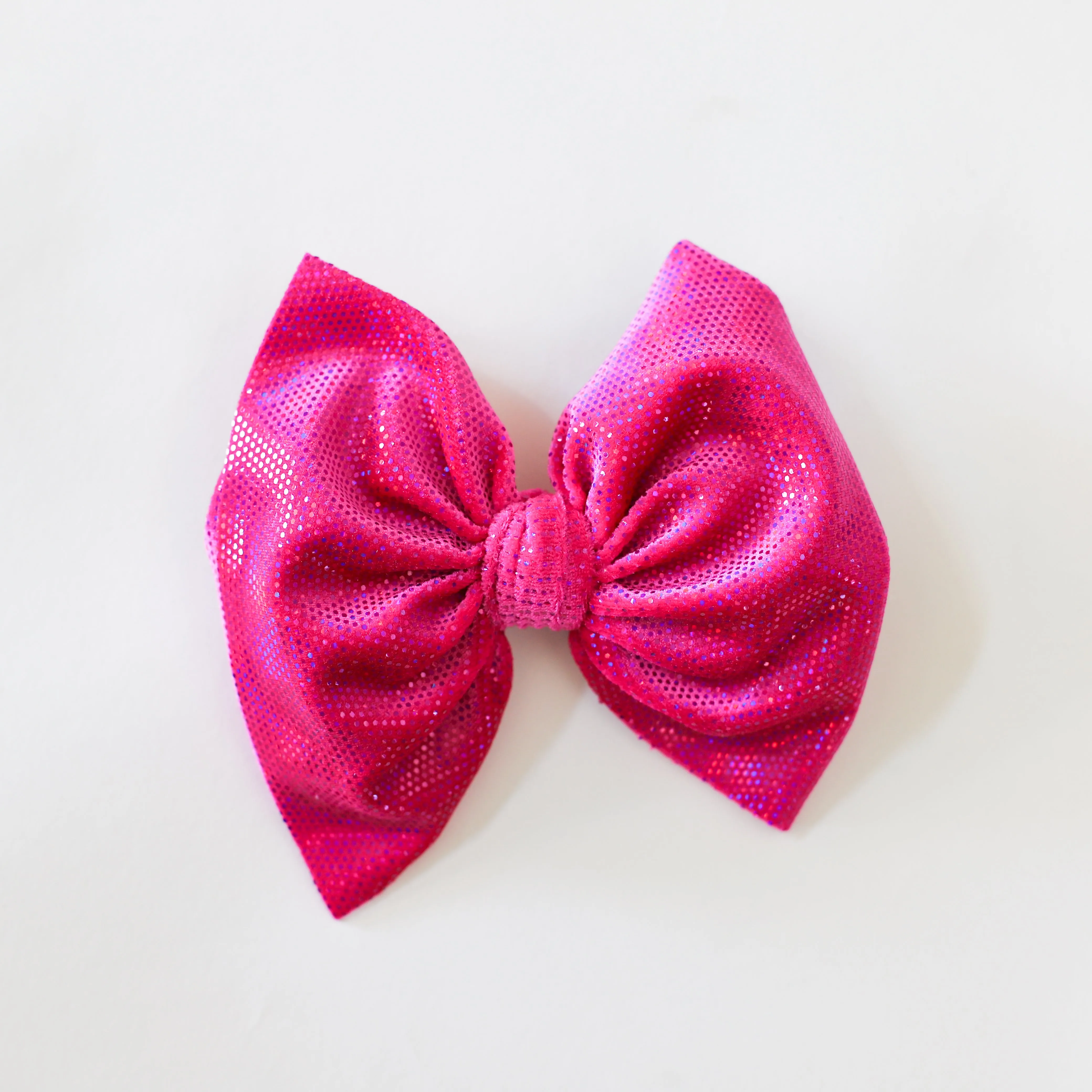 Hot Pink Disco Bow