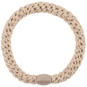 Kknekki Hair Elastic | Glitter Beige