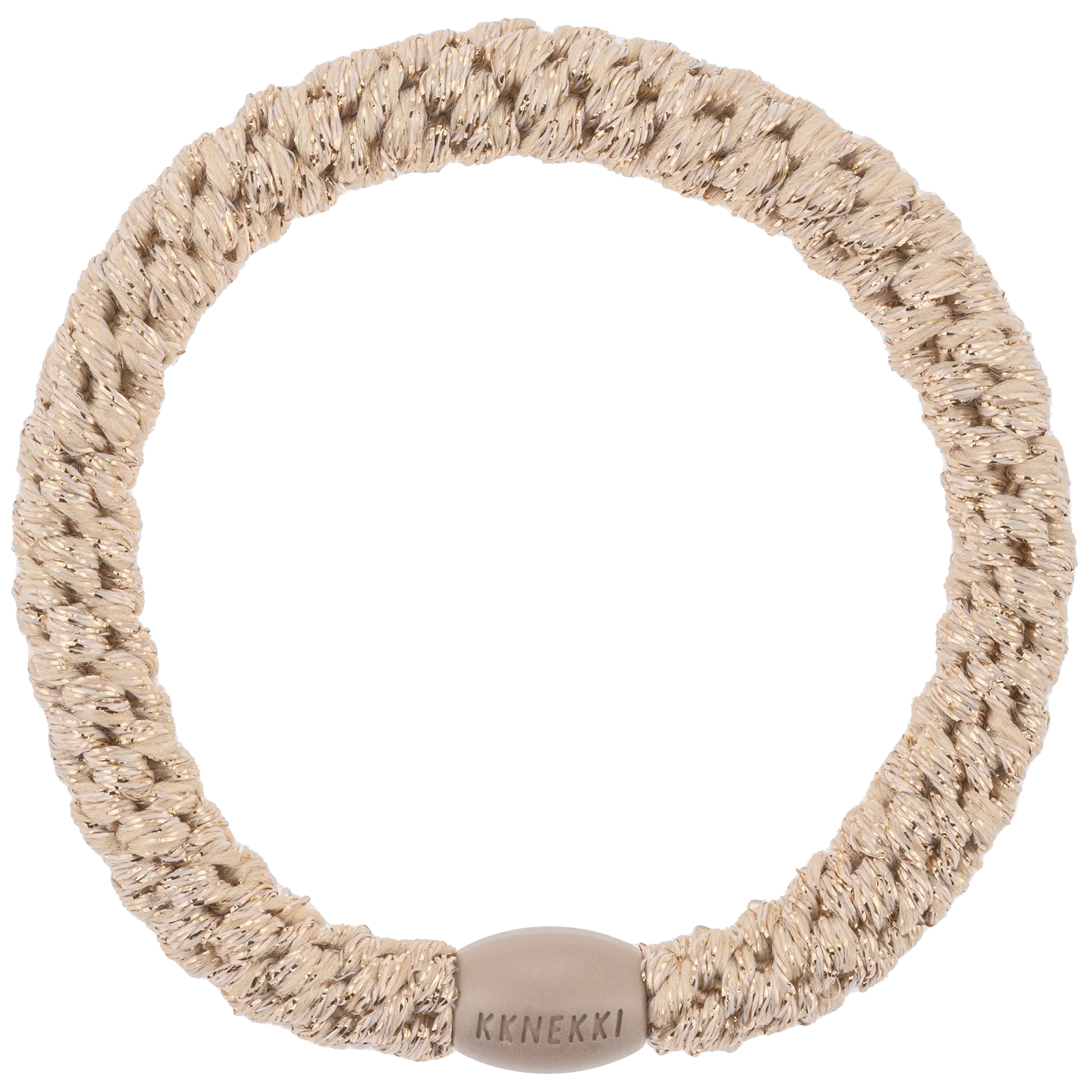 Kknekki Hair Elastic | Glitter Beige