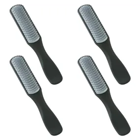 Kuber Industries Hair Brush | Flexible Bristles Brush | Hair Brush with Paddle | Straightens & Detangles Hair Brush | Suitable For All Hair Types | Pack of 4 | C19-BLK-S | Small | Black