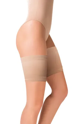 Ladies Pretty Satin Finish Anti Chaffing Elastic Thigh Bands