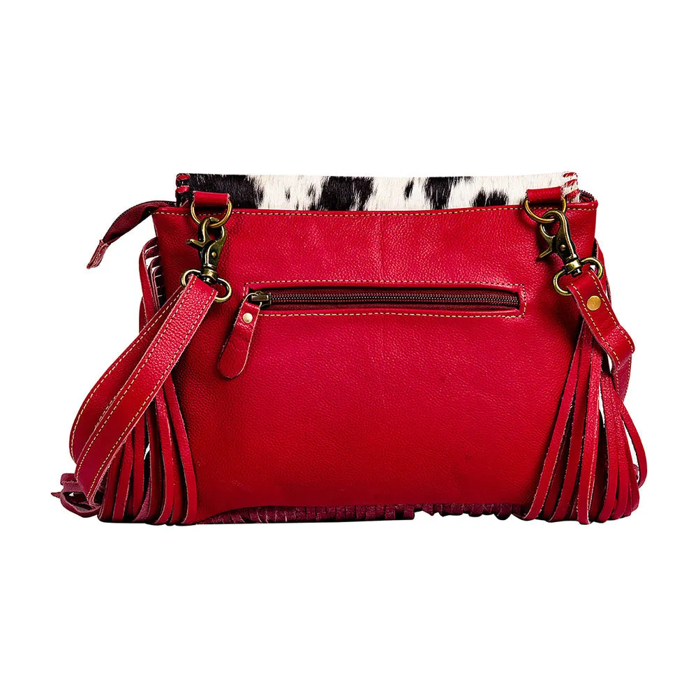 Letterstone Trail Fringe Leather & Hairon Bag