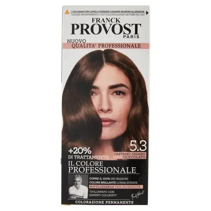 Long lasting hair color Light brown chocolate brown, Franck Provost