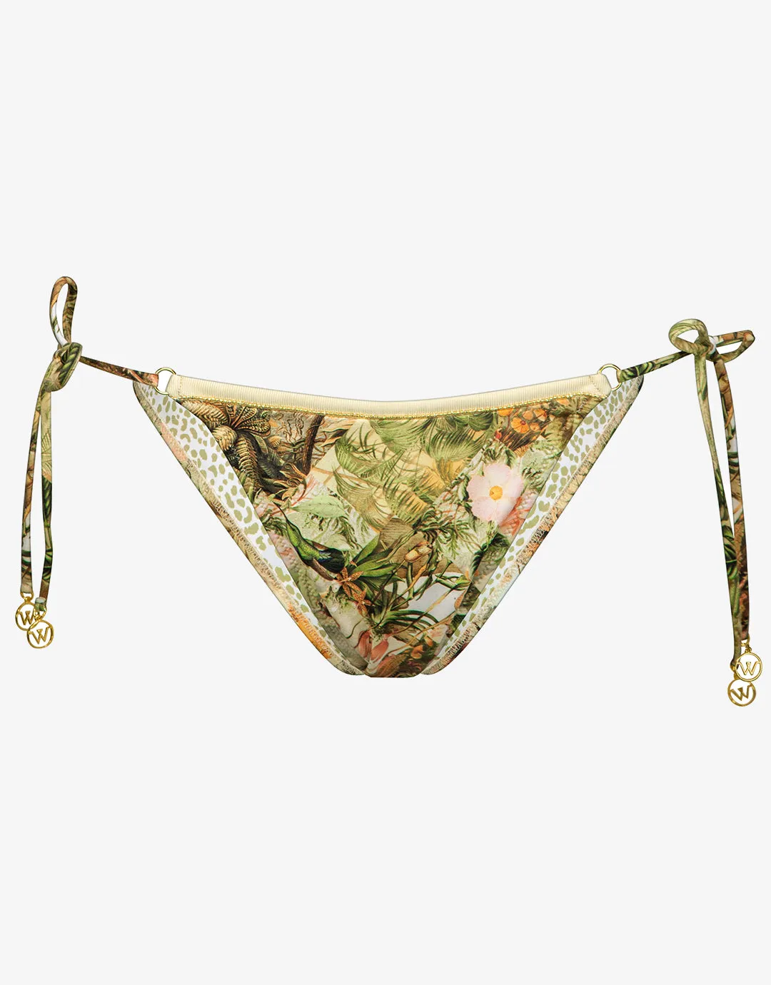 Lush Utopia Tie Side Bikini Pant - Botanical Camo