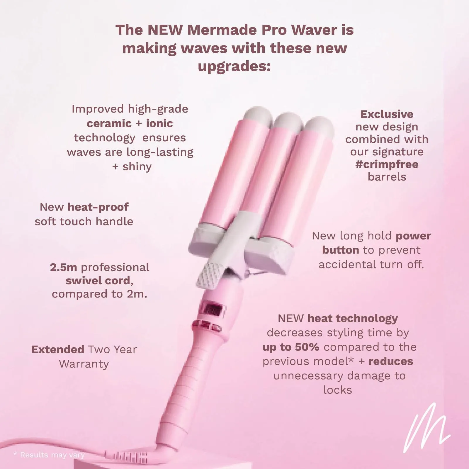 Mermade Hair PRO Waver 32mm