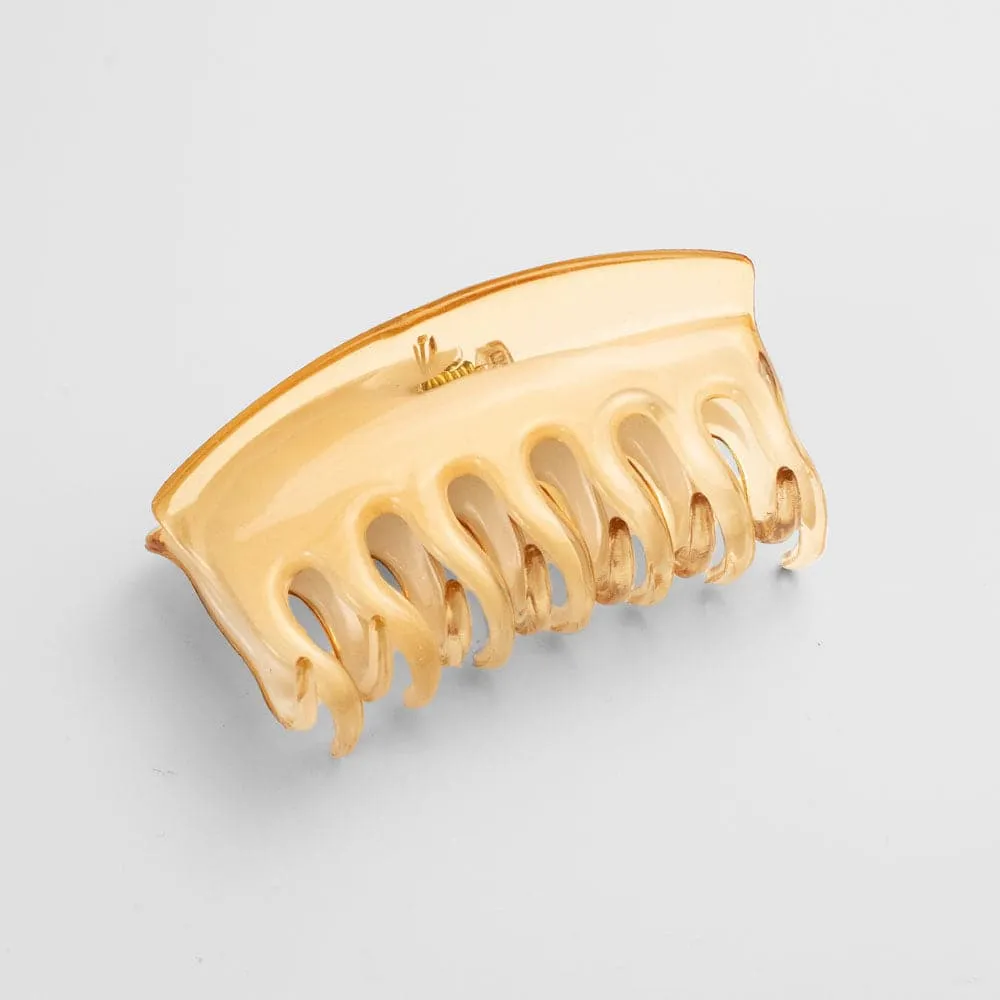 Mermaid Waves Wavy Teeth Hair Claw Clip