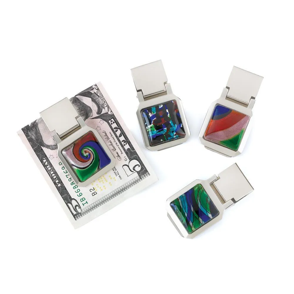 Modern Art Money Clips 4 PK