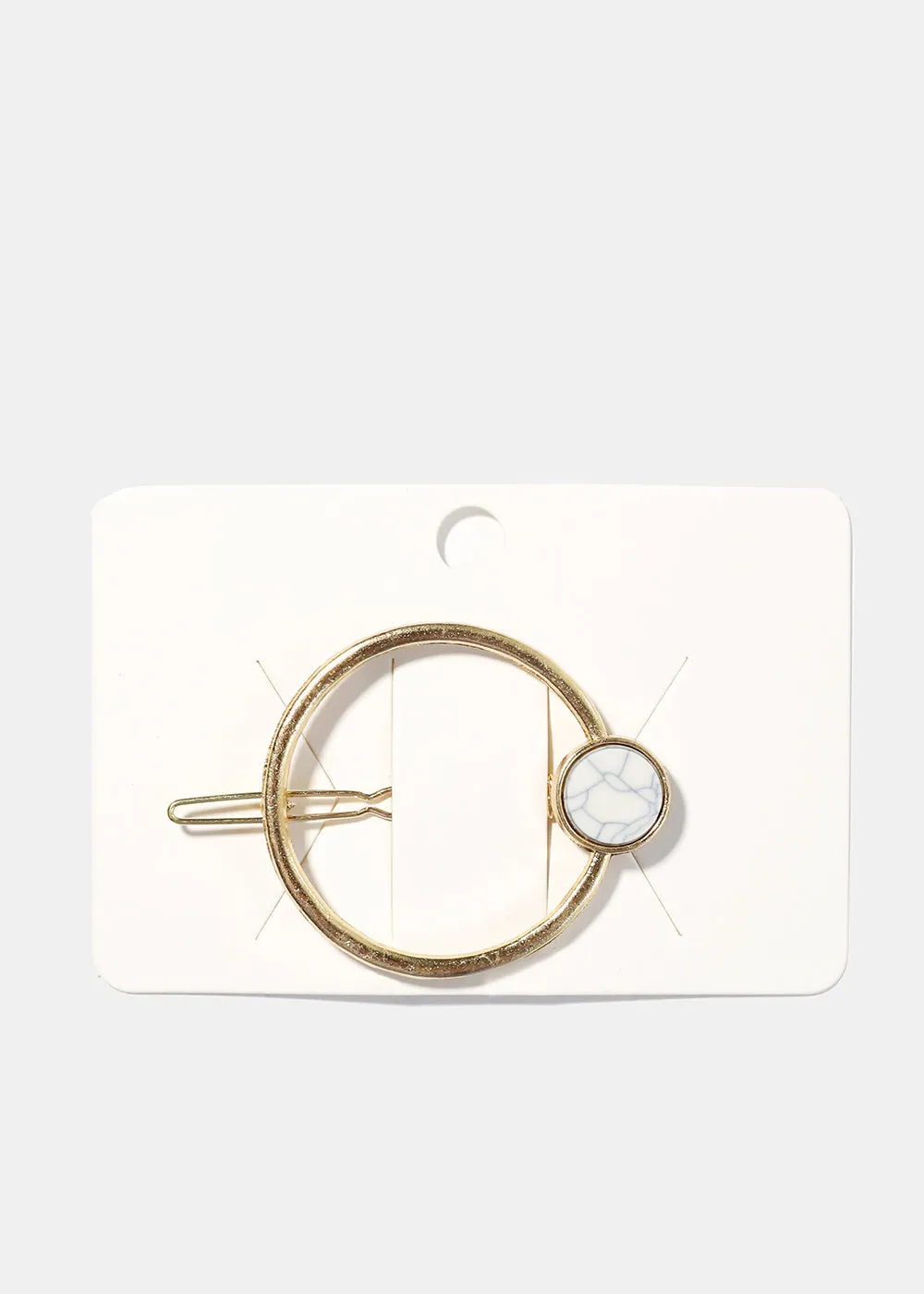 Modern Circle Hair Clip