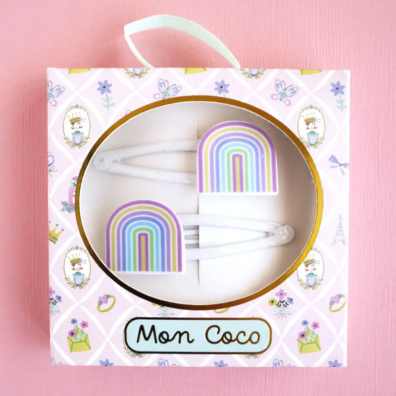 Mon Coco Clip set - Rainbow