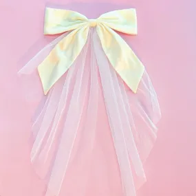 OMG Beauty Veil Bow Hair Clip